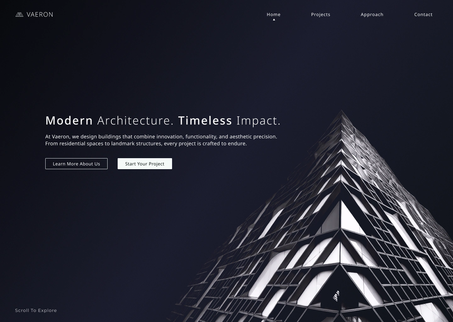 Background blur for concept design for fictional company Vaeron