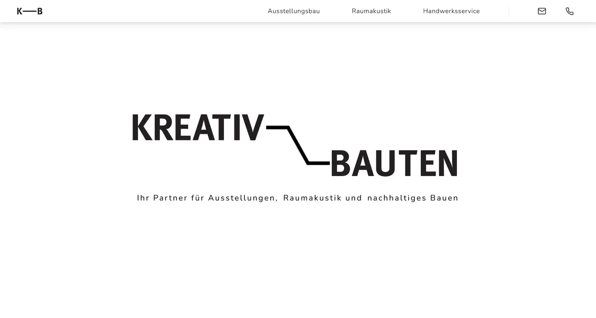 Screenshot of project Kreativ-Bauten